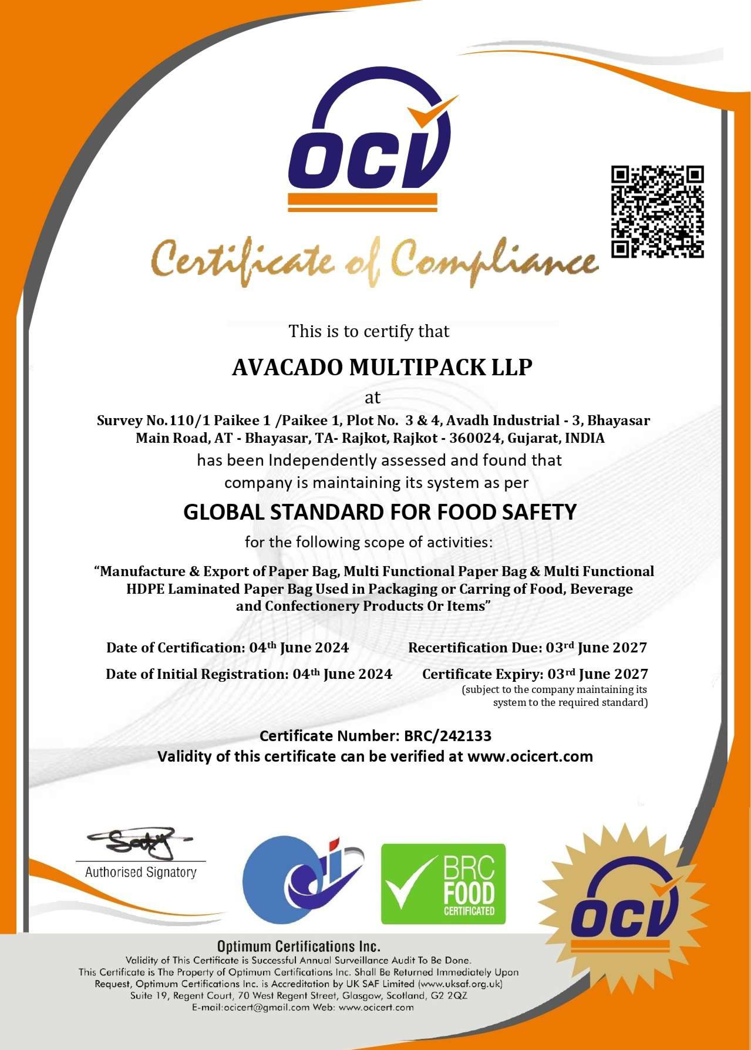 SCS Responsible Forestry Certificate