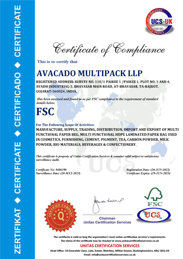 SCS Responsible Forestry Certificate